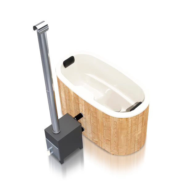 Original Tiny XS Hottub | HotTub mit Holzofen | für 2 Personen | 1.85 x 0.95 Meter