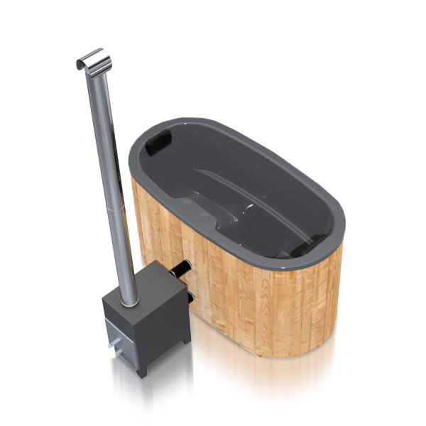 Original Tiny XS Hottub | HotTub mit Holzofen | für 2 Personen | 1.85 x 0.95 Meter