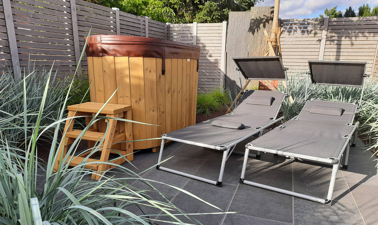 Original Tiny XS Hottub | HotTub mit Holzofen | für 2 Personen | 1.85 x 0.95 Meter