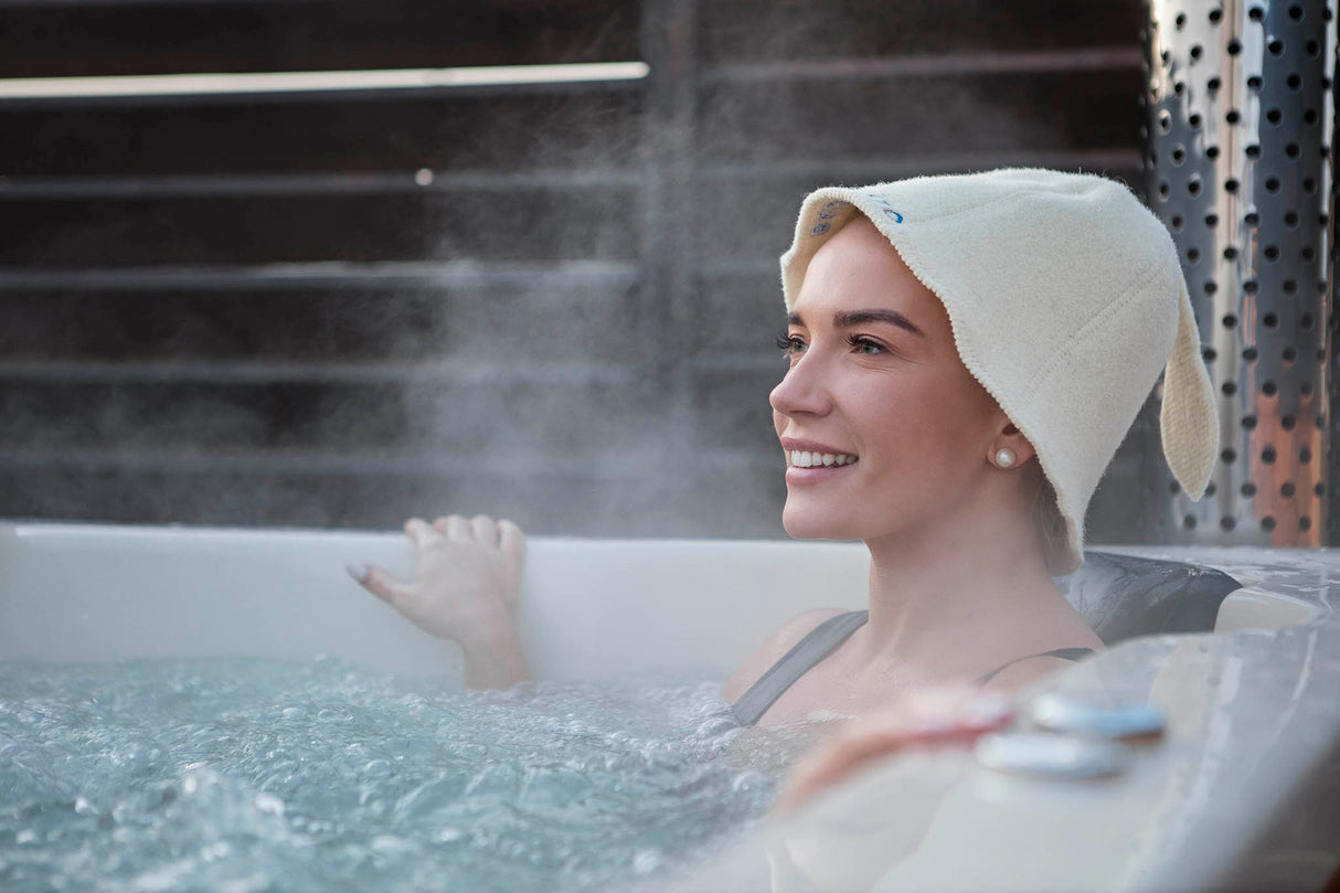 Original Quadro Hottub | HotTub mit Holzofen | für 6 Personen | 2.00 × 1.70 Meter