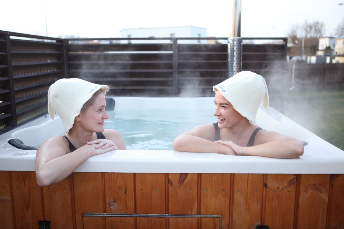 Original Quadro Hottub | HotTub mit Holzofen | für 6 Personen | 2.00 × 1.70 Meter