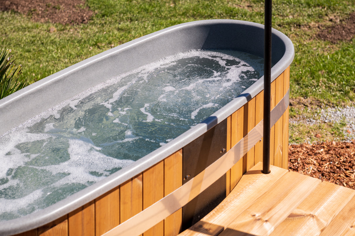 Kirami Premium Tiny S Dual | Combi Tub mit Kühl- und Heizfunktion | Wärmepumpe Plug n Play | 170 cm | für 2 Personen