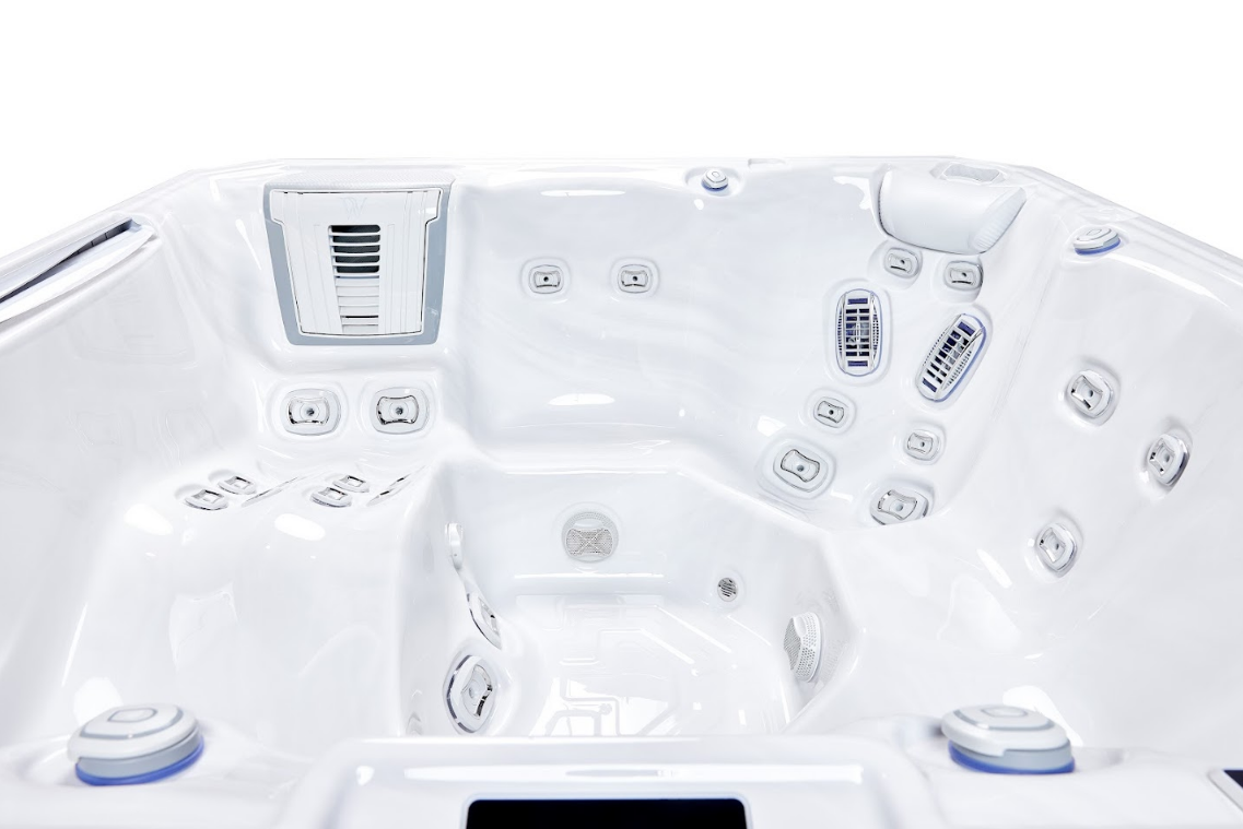 Wellis Atlas Life Deluxe | 215 x 215 cm | Premium Whirlpool Komplettset | 1 Liege- und 5 Sitzplätze