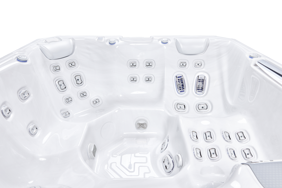 Wellis Atlas Life Deluxe | 215 x 215 cm | Premium Whirlpool Komplettset | 1 Liege- und 5 Sitzplätze