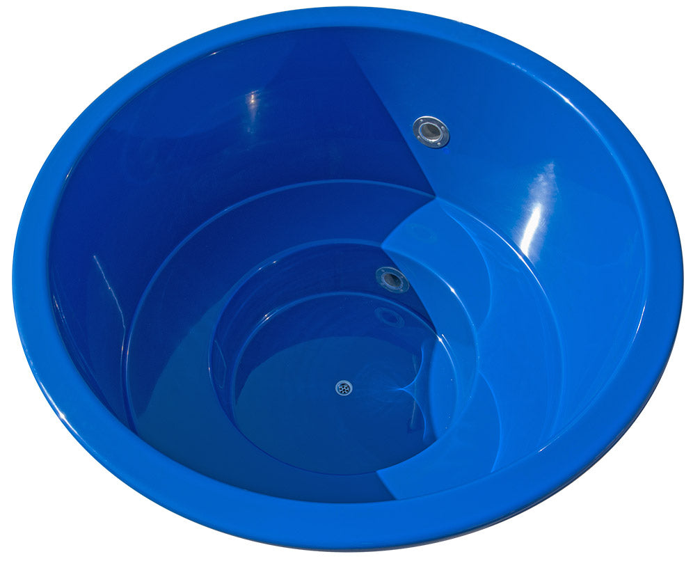 Original Einbauwanne aus GFK | Rund Ø 1.80 Meter | Konfigurierbar | für 4 Personen