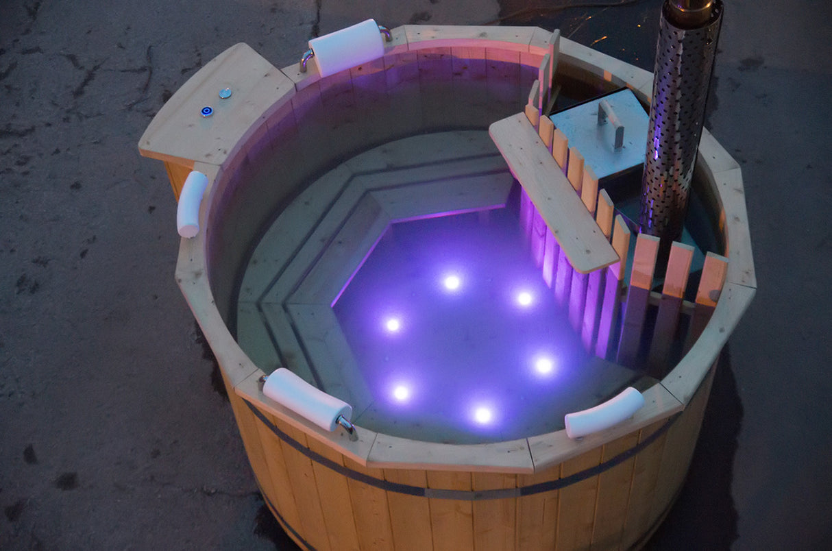 LED Lichtsystem mit 8 Spots für HotTub für Holz und GFK-Badezuber | by HotTubs24