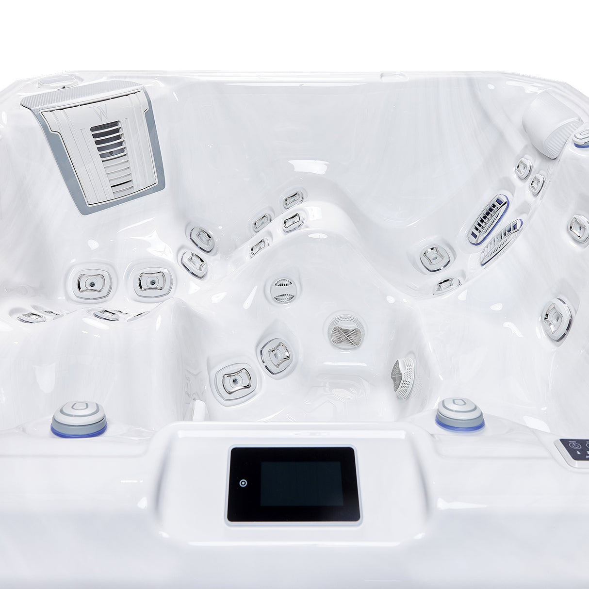 Wellis Makalu Life | 215 x 215 cm | Premium Whirlpool Komplettset | 2 Liege- und 3 Sitzplätze