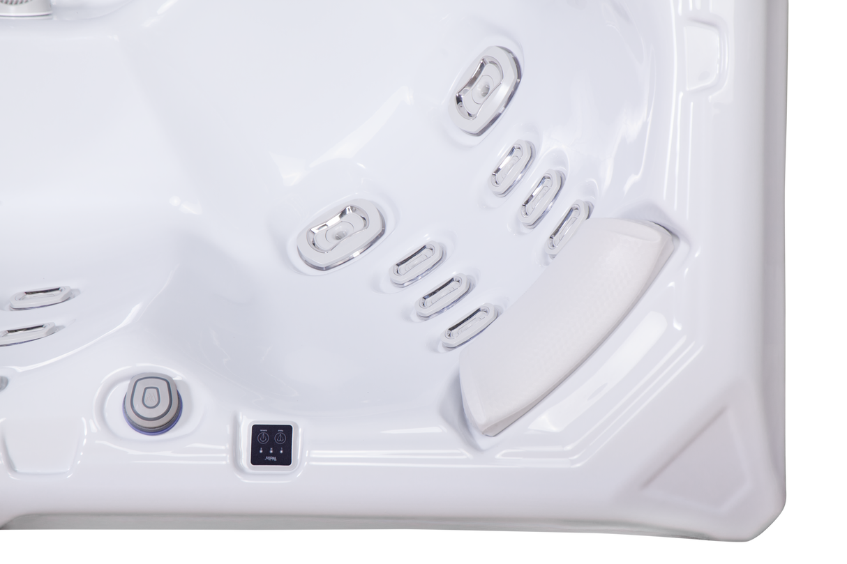 Wellis Mandala Life Deluxe | 215 x 215 cm | Premium Whirlpool Komplettset | 7 Sitzplätze