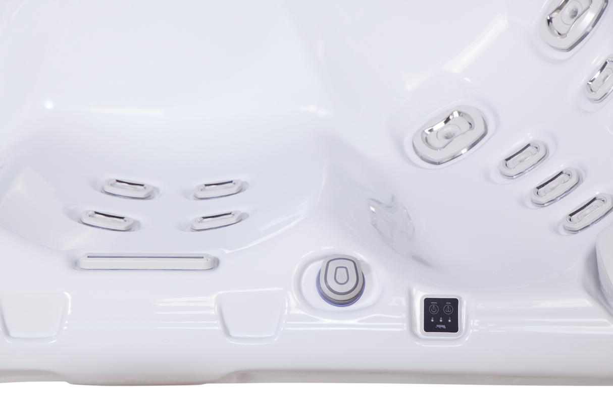 Wellis Mandala Life Deluxe | 215 x 215 cm | Premium Whirlpool Komplettset | 7 Sitzplätze