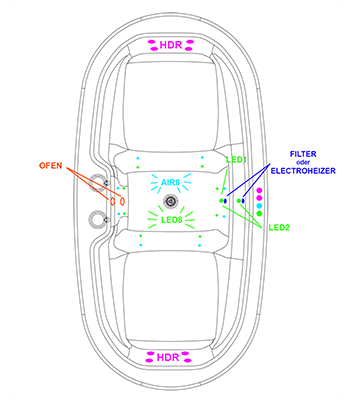 Original Tiny XS Hottub | HotTub mit Holzofen | für 2 Personen | 1.85 x 0.95 Meter