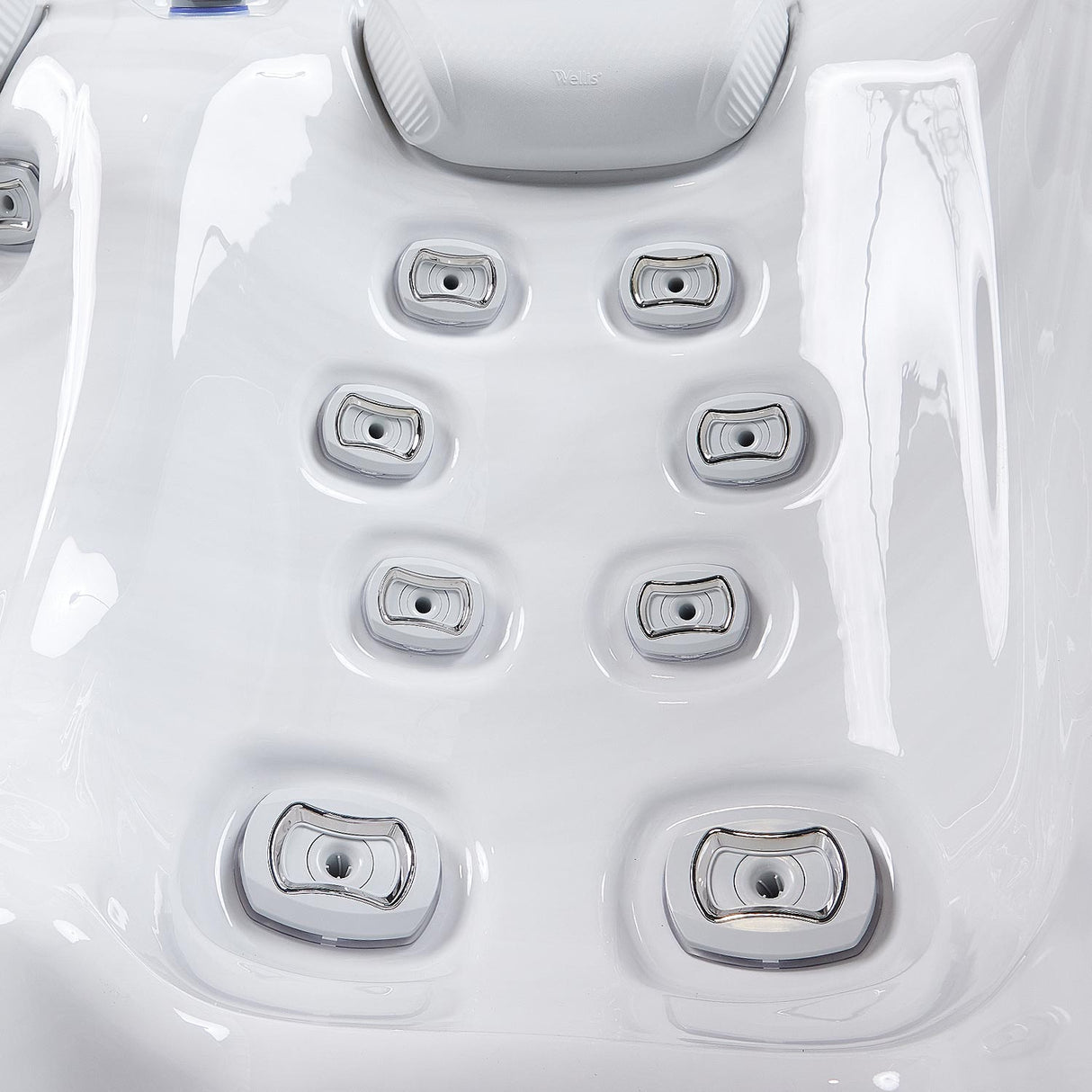 Wellis Teide Life | 215 x 160 cm | Premium Whirlpool Komplettset | 1 Liege- und 2 Sitzplätze