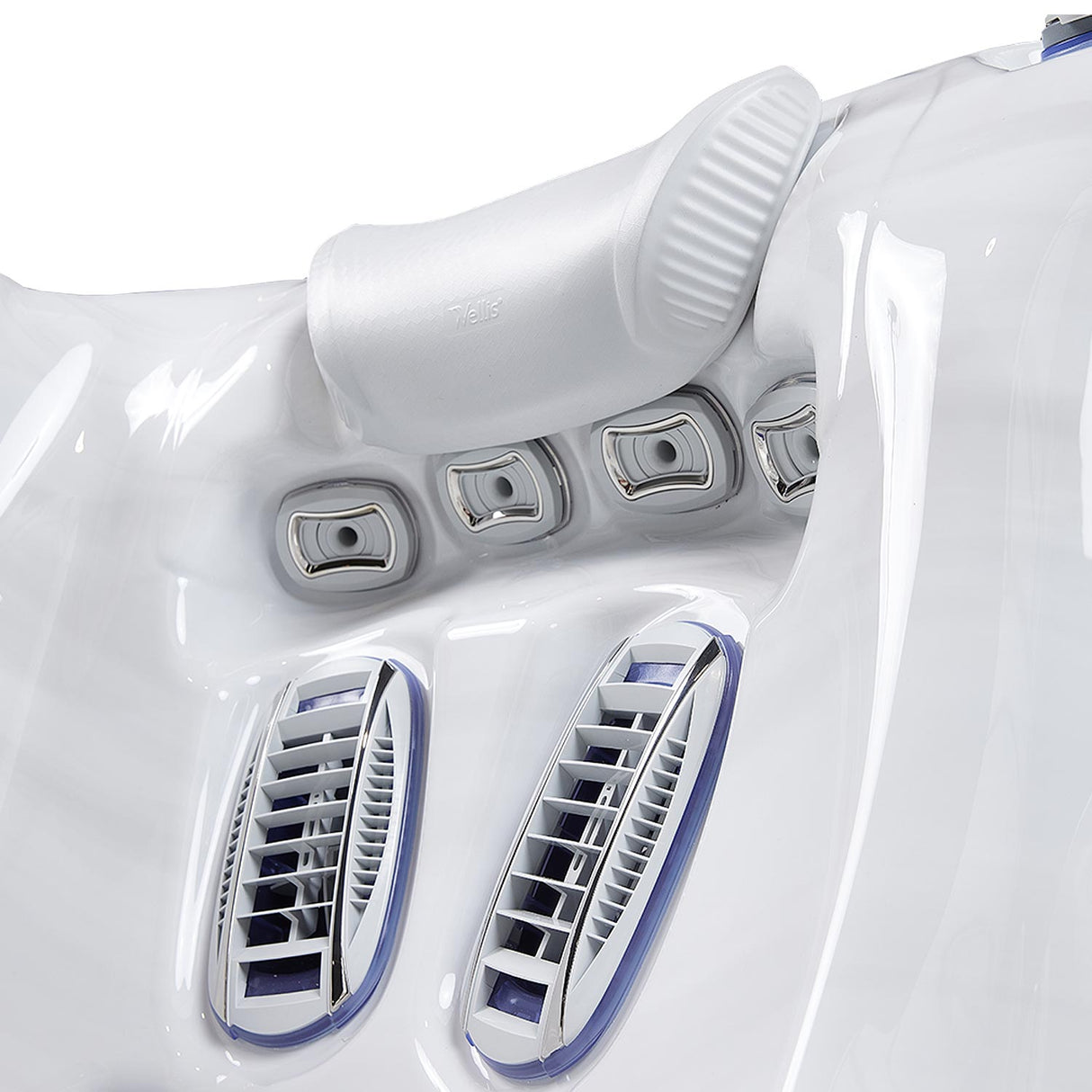 Wellis Teide Life | 215 x 160 cm | Premium Whirlpool Komplettset | 1 Liege- und 2 Sitzplätze