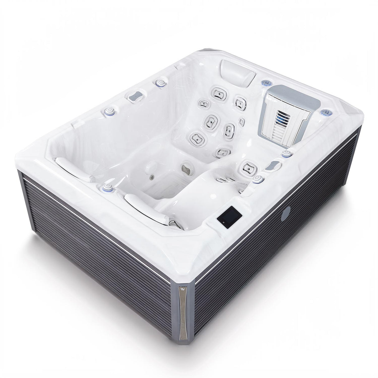 Wellis Teide Life | 215 x 160 cm | Premium Whirlpool Komplettset | 1 Liege- und 2 Sitzplätze
