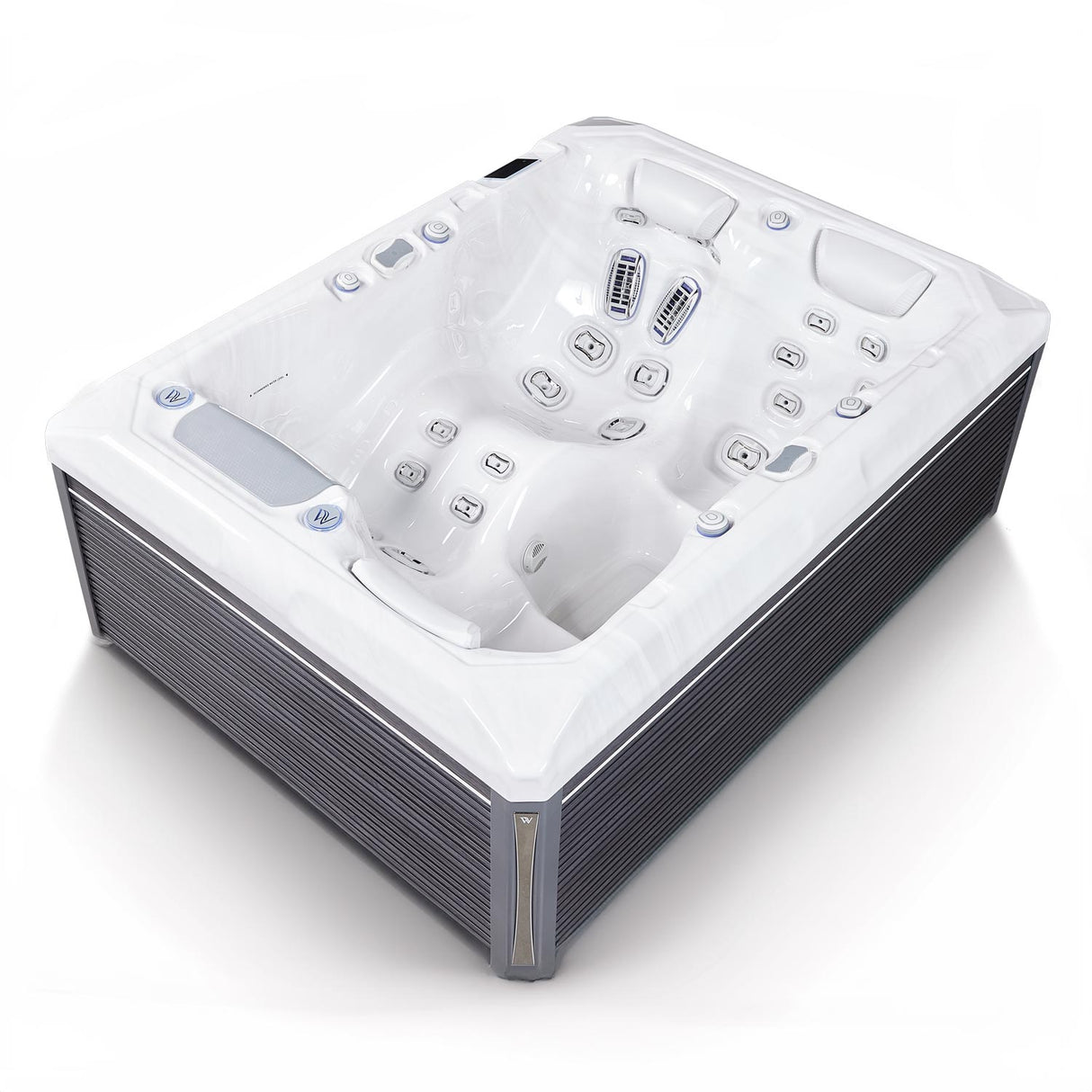Wellis Teide Life | 215 x 160 cm | Premium Whirlpool Komplettset | 1 Liege- und 2 Sitzplätze