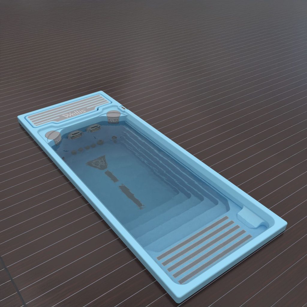 Wellis Beach Club Deluxe | 600 x 235 cm | Beheizter Pool mit Gegenschwimmanlage