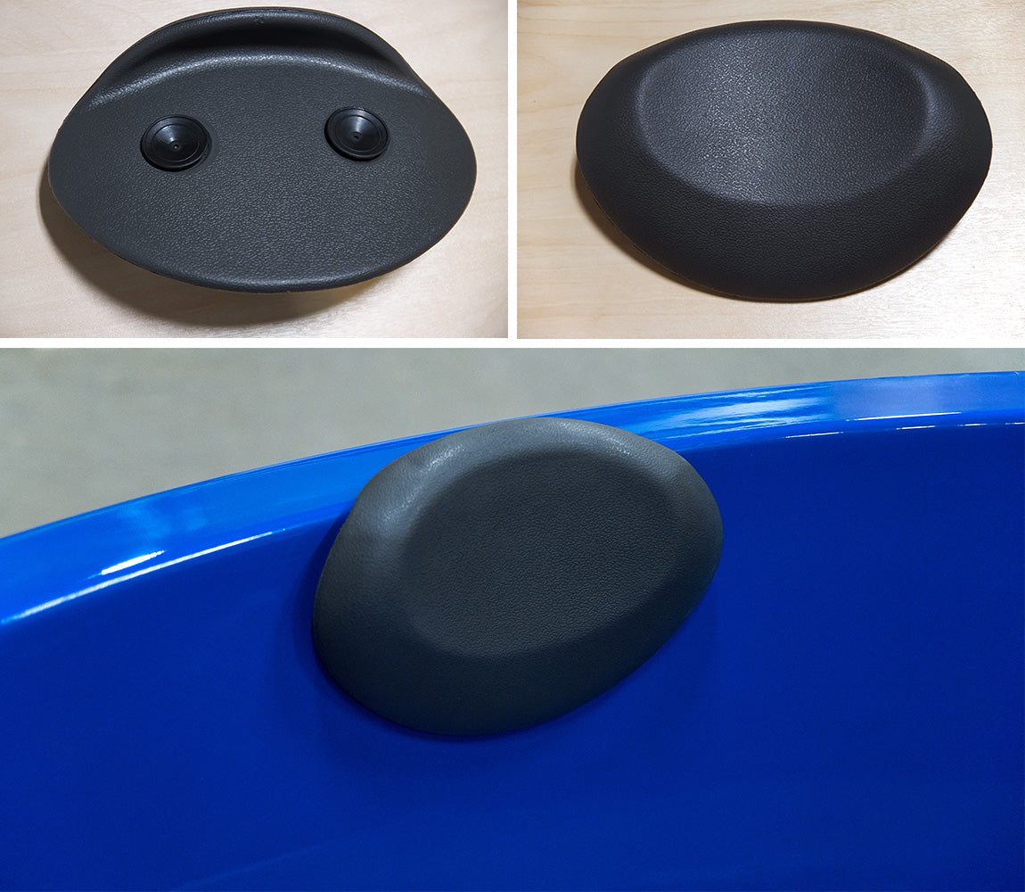 Kopfstütze mit zwei Saugnäpfen für GFK-Fässer | by HotTubs24