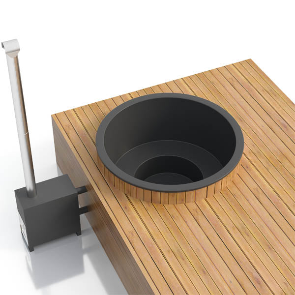 Original Einbauwanne aus GFK | Rund Ø 1.80 Meter | Konfigurierbar | für 4 Personen