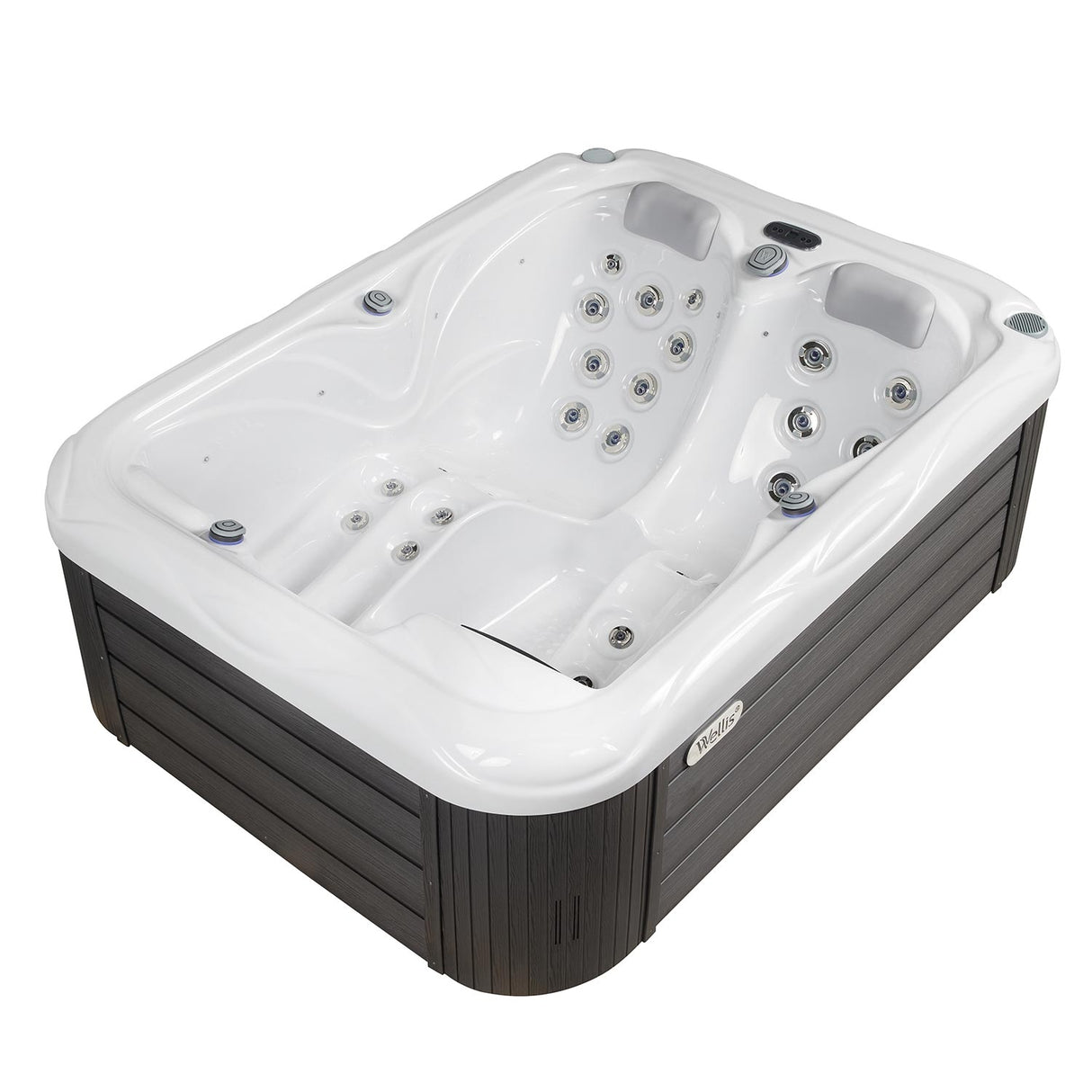 Wellis Mars | 213 x 160 cm | Whirlpool Komplettset | 2 Liege- und 1 Sitzplatz