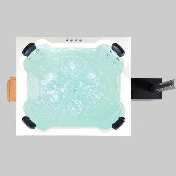 Original Quadro Hottub | HotTub mit Holzofen | für 6 Personen | 2.00 × 1.70 Meter