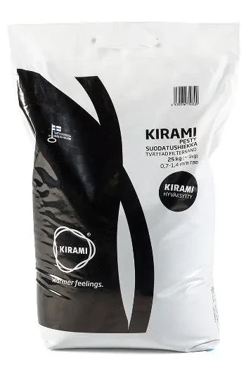 Kirami Sand für Filteranlage MF250 | 25 Kilogramm