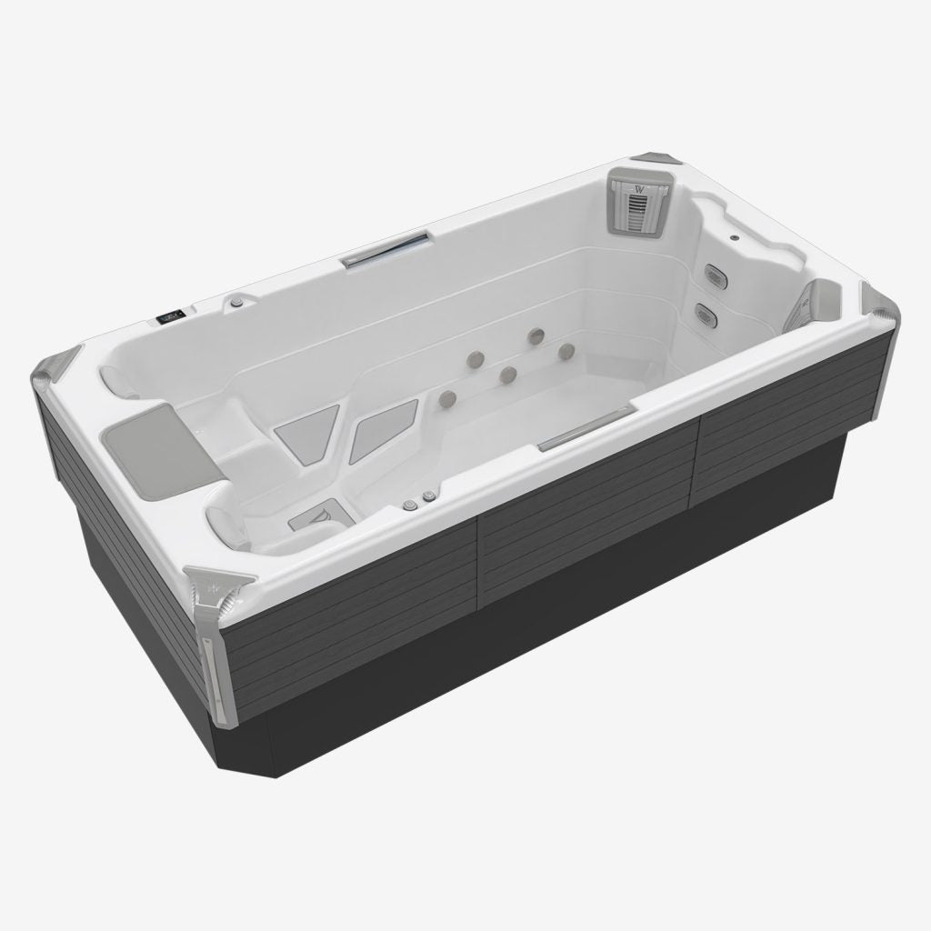 Wellis Danube W-Flow | Grand Prix Edition | 453 x 235 cm | Beheizter Pool mit Gegenschwimmanlage | 2 Sitzplätze mit Schwimmbereich