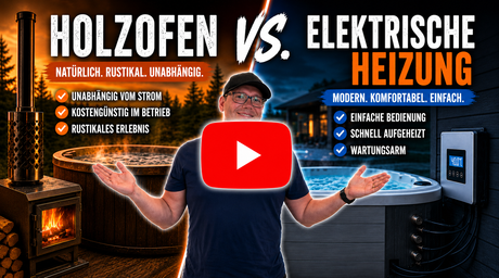 Holzofen vs. Elektrische Heizung beim Hottub | Video