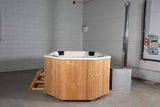Original Octa XXL Hottub | HotTub mit Holzofen | für 8 Personen | 2.40 × 1.80 Meter