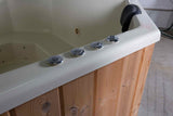Original Octa XXL Hottub | HotTub mit Holzofen | für 8 Personen | 2.40 × 1.80 Meter