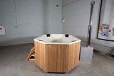 Original Octa XXL Hottub | HotTub mit Holzofen | für 8 Personen | 2.40 × 1.80 Meter