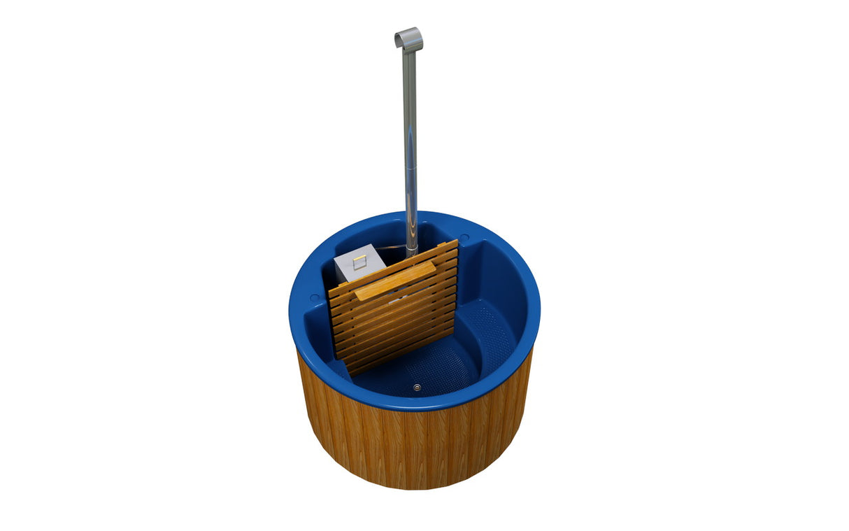 Original Globo Inside Hottub | Thermoholz mit GFK-Wanne | für 3 Personen | Ø 1,80 Meter