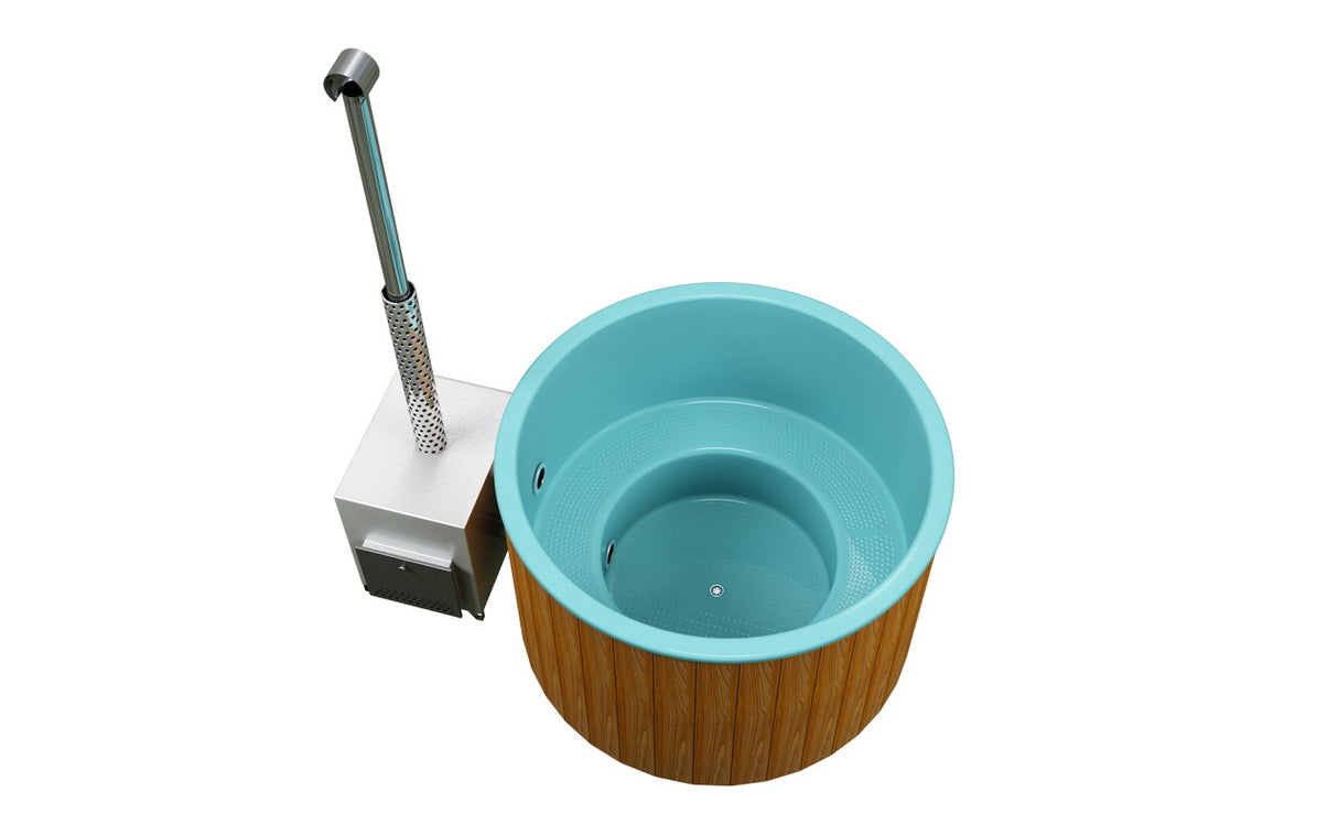 Original Globo Ex Hottub | HotTub mit Holzofen | für 4 Personen | Ø 1,80 Meter