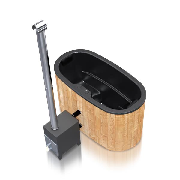 Original Tiny XS Hottub | HotTub mit Holzofen | für 2 Personen | 1.85 x 0.95 Meter