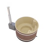 Kirami Comfort Family M | Badefassset mit Holzofen | 170 cm /  22 kW