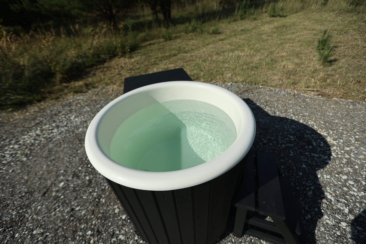 Tauchbecken für Garten | Konfigurierbar zum Eisfass / Eistonne | Ø 106 cm