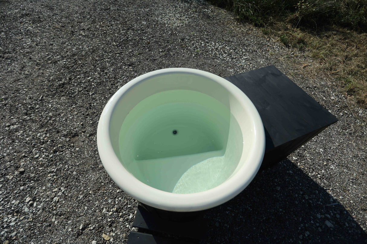 Tauchbecken für Garten | Konfigurierbar zum Eisfass / Eistonne | Ø 106 cm