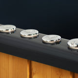 HotTub Badefass mit GFK-Einsatz für 2 Personen | 1.85 x 0.95