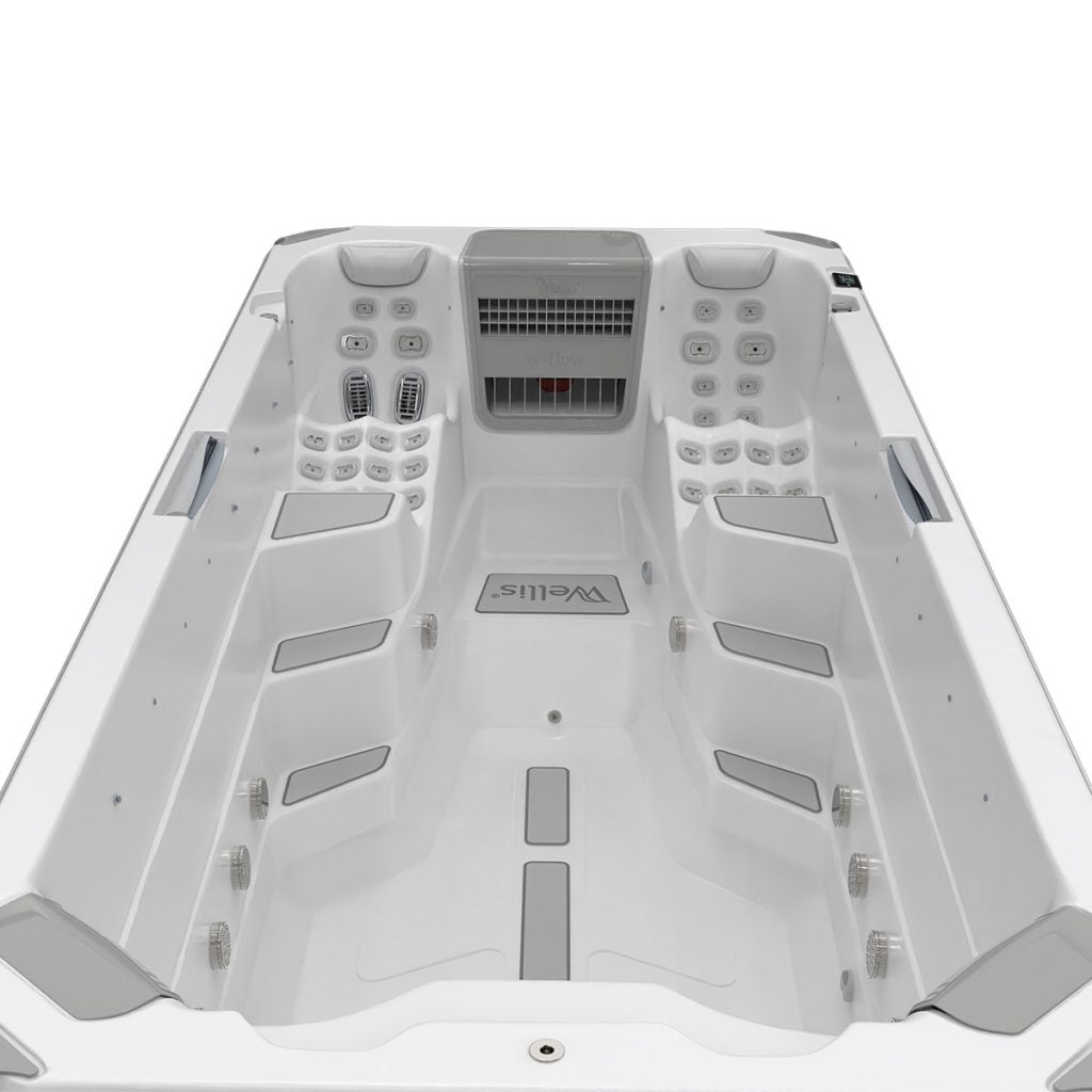 Wellis Amazonas W-Flow | Grand Prix Edition | 550 x 235 cm | Beheizter Pool mit Gegenschwimmanlage | 2 Liegeplätze mit Schwimmbereich