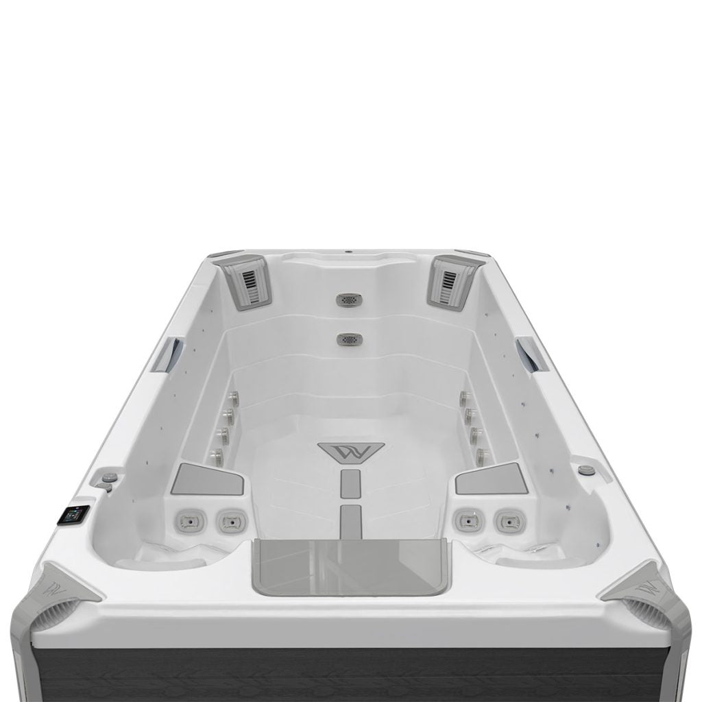 Wellis Amazonas W-Flow | Grand Prix Edition | 550 x 235 cm | Beheizter Pool mit Gegenschwimmanlage | 2 Liegeplätze mit Schwimmbereich