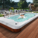 Wellis Amazonas Riverjet Life | 550 x 235 cm | Beheizter Pool mit Gegenschwimmanlage | 2 Sitzplätze mit Schwimmbereich
