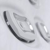 Wellis Atlas Life Essential | 215 x 215 cm | Whirlpool Plug n Play Komplettset | 1 Liege- und 5 Sitzplätze