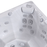 Wellis Atlas Life Essential | 215 x 215 cm | Whirlpool Plug n Play Komplettset | 1 Liege- und 5 Sitzplätze