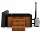 Balance Terranova mit 1 Liegeplatz | Premium Edition | HotTub aus Acryl mit Rhombo-Verkleidung | Komplettset | 5 Personen