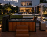 Balance Terranova mit 1 Liegeplatz | Premium Edition | HotTub aus Acryl mit Rhombo-Verkleidung | Komplettset | 5 Personen