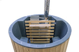 Original Globo Inside Hottub | Thermoholz mit GFK-Wanne | für 3 Personen | Ø 1,80 Meter