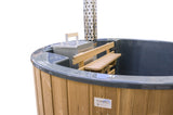 Original Globo Inside Hottub | Thermoholz mit GFK-Wanne | für 3 Personen | Ø 1,80 Meter