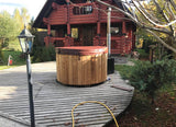 Original Globo Ex Hottub | HotTub mit Holzofen | für 4 Personen | Ø 1,80 Meter