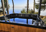 Original Quadro Hottub | HotTub mit Holzofen | für 6 Personen | 2.00 × 1.70 Meter