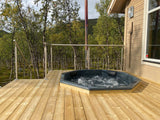 HotTub GFK Einbau-Badefass für 7 Personen | 2×2