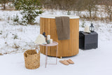 Tauchbecken für Garten | Konfigurierbar zum Eisfass / Eistonne | Ø 106 cm