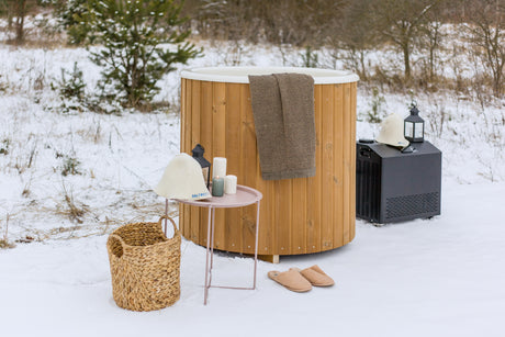 Tauchbecken für Garten | Konfigurierbar zum Eisfass / Eistonne | Ø 106 cm